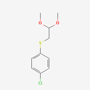 (4-Chlorophenyl)(2,2-dimethoxyethyl)sulfane