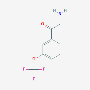 2-Amino-1-(3-(trifluoromethoxy)phenyl)ethanone
