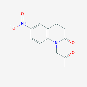 6-nitro-1-(2-oxopropyl)-3,4-dihydroquinolin-2(1H)-one