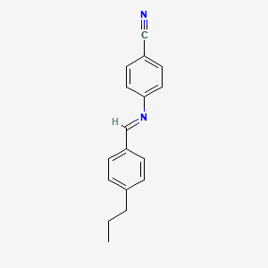 Benzonitrile, 4-[[(4-propylphenyl)methylene]amino]-
