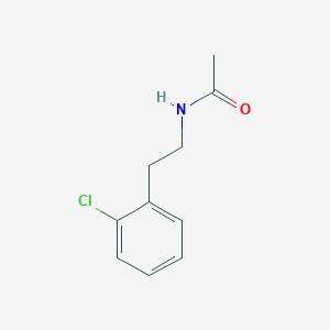 molecular formula C10H12ClNO B8760103 N-[2-(2-chlorophenyl)ethyl]acetamide CAS No. 105871-20-3