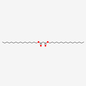 molecular formula C35H68O4 B8760291 Dicetyl malonate CAS No. 4219-54-9