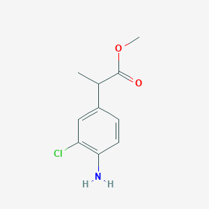 Methyl alpha-(3-chloro-4-aminophenyl)propionate