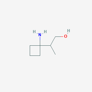 2-(1-Aminocyclobutyl)propan-1-ol