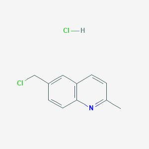 6-(Chloromethyl)-2-methylquinoline hydrochloride