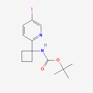 Tert-butyl (1-(5-iodopyridin-2-YL)cyclobutyl)carbamate
