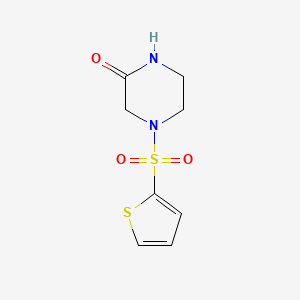 4-(Thiophen-2-ylsulfonyl)piperazin-2-one