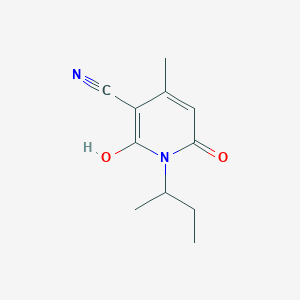1-Sec-butyl-3-cyano-6-hydroxy-4-methyl-2-pyridone