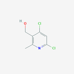 molecular formula C7H7Cl2NO B8760537 (4,6-Dichloro-2-methylpyridin-3-yl)methanol 