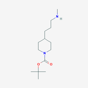 tert-Butyl 4-(3-(methylamino)propyl)piperidine-1-carboxylate