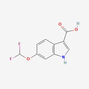 6-(difluoromethoxy)-1H-indole-3-carboxylic acid