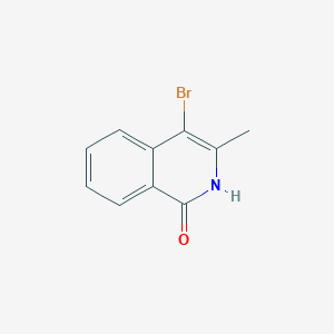 molecular formula C10H8BrNO B8760932 4-bromo-3-methyl-2H-isoquinolin-1-one 