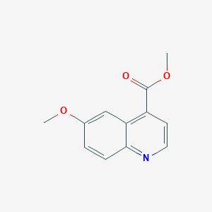 molecular formula C12H11NO3 B8760962 Methyl 6-methoxyquinoline-4-carboxylate 