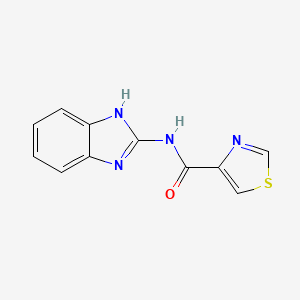 2-(Thiazole-4-carboxamido)benzimidazole