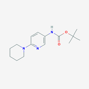 Tert-butyl 6-(piperidin-1-yl)pyridin-3-ylcarbamate