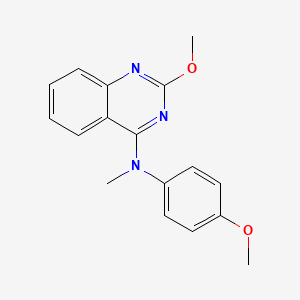 (2-Methoxy-quinazolin-4-yl)-(4-methoxyphenyl)-methylamine