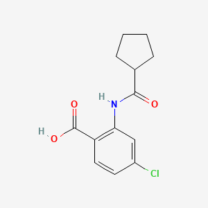 4-Chloro-2-[(cyclopentylcarbonyl)amino]benzoic acid
