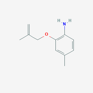 4-Methyl-2-[(2-methylprop-2-en-1-yl)oxy]aniline