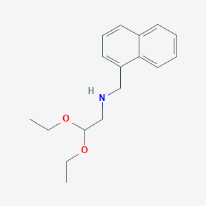 molecular formula C17H23NO2 B8761167 (2,2-DIETHOXYETHYL)-NAPHTHALEN-YLMETHYL-AMINE 