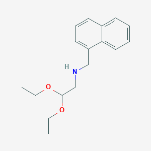 2,2-diethoxy-N-(naphthalen-1-ylmethyl)ethanamine