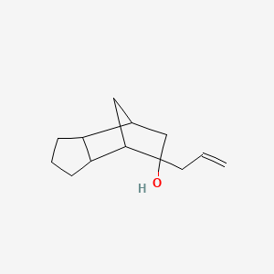 molecular formula C13H20O B8761200 5-Allyl-octahydro-4,7-methano-1H-inden-5-ol CAS No. 60472-29-9