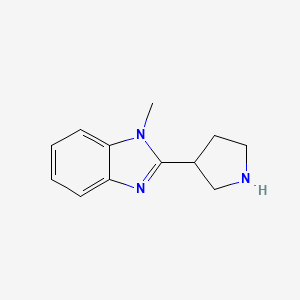 1-methyl-2-(pyrrolidin-3-yl)-1H-benzo[d]imidazole