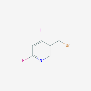 5-(Bromomethyl)-2-fluoro-4-iodopyridine