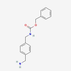 molecular formula C16H18N2O2 B8761290 Benzyl 4-(aminomethyl)benzylcarbamate 