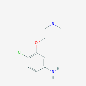 4-Chloro-3-(2-dimethylamino-ethoxy)aniline