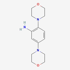 2,5-Dimorpholinobenzenamine
