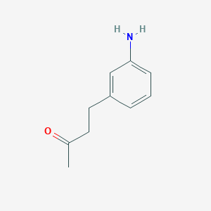 molecular formula C10H13NO B8761443 4-(3-Aminophenyl)butan-2-one 