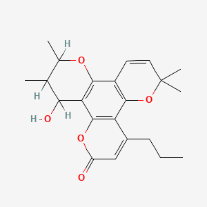 molecular formula C22H26O5 B8761490 Calanolide 