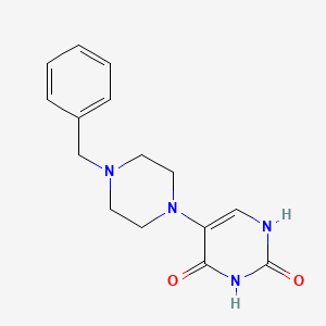 5-(4-benzyl-piperazin-1-yl)-1H-pyrimidine-2,4-dione