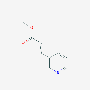 molecular formula C9H9NO2 B8761567 Methyl 3-(pyridin-3-yl)acrylate 