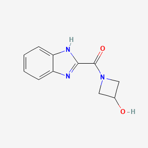 (1H-benzo[d]imidazol-2-yl)(3-hydroxyazetidin-1-yl)methanone