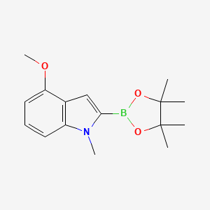4-Methoxy-1-methyl-2-(4,4,5,5-tetramethyl-1,3,2-dioxaborolan-2-YL)-1H-indole