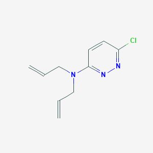 molecular formula C10H12ClN3 B8761729 3-Chloro-6-diallylaminopyridazine 