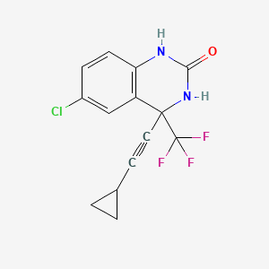 6-Chloro-4-(cyclopropylethynyl)-4-(trifluoromethyl)-3,4-dihydroquinazolin-2(1h)-one