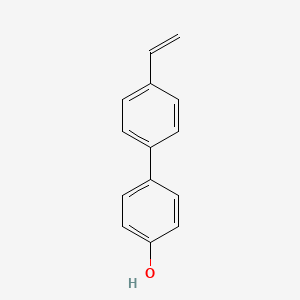 molecular formula C14H12O B8761755 4'-Vinylbiphenyl-4-ol CAS No. 93249-93-5