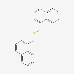molecular formula C22H18S B8761761 1-(((1-Naphthylmethyl)thio)methyl)naphthalene CAS No. 2222-40-4
