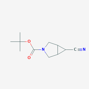 molecular formula C11H16N2O2 B8761797 EXO-3-BOC-6-CYANO-3-AZABICYCLO[3.1.0]HEXANE 