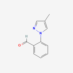 2-(4-Methyl-1H-pyrazol-1-YL)benzaldehyde