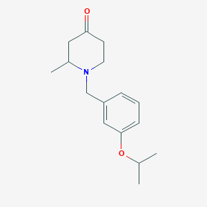 1-(3-Isopropoxybenzyl)-2-methylpiperidin-4-one