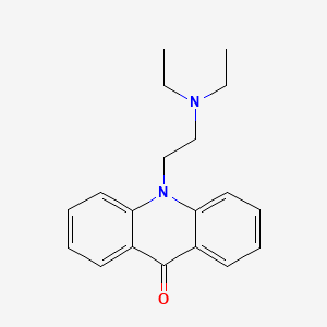 9(10H)-Acridinone, 10-(2-(diethylamino)ethyl)-