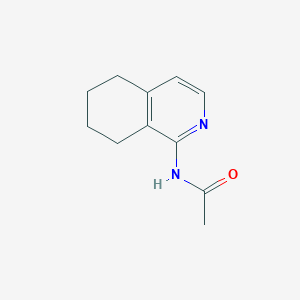 molecular formula C11H14N2O B8761948 N-(5,6,7,8-tetrahydroisoquinolin-1-yl)acetamide 