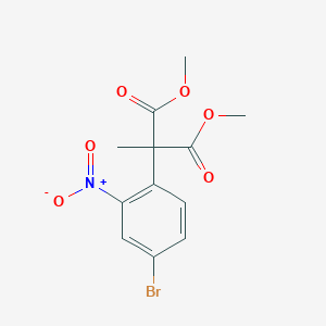 Dimethyl 2-(4-bromo-2-nitrophenyl)-2-methylmalonate