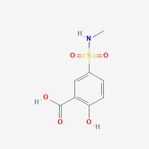 2-Hydroxy-5-methylsulfamoyl-benzoic acid