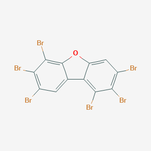 molecular formula C12H2Br6O B008762 1,2,3,6,7,8-Hexabromodibenzofuran CAS No. 107555-94-2