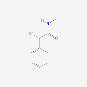 molecular formula C9H10BrNO B8762080 alpha-Bromo-N-methyl-2-phenylacetamide CAS No. 51685-62-2