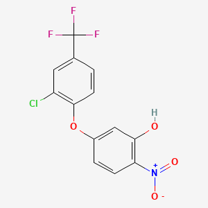 Phenol, 5-[2-chloro-4-(trifluoromethyl)phenoxy]-2-nitro-